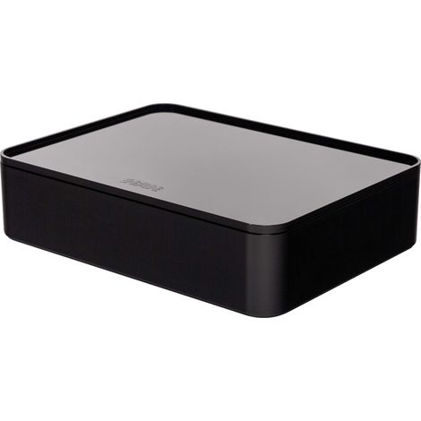 HAN 1110-13 - SMART-ORGANIZER ALLISON, pratico portautensili impilabile con vassoio interno e coperchio, colore: jet black (1/4)