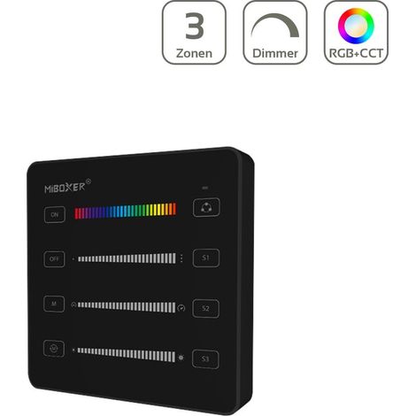 MiBoxer Pixel LED Wand-Fernbedienung schwarz B6 für SPIR3 / SPIR3M