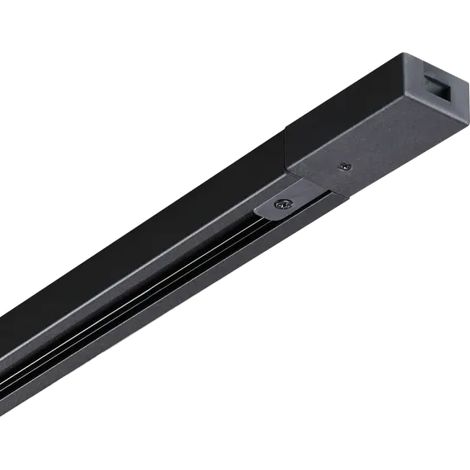 LINK 1 PHASE SURFACE ON-OFF BINARIO SOFFITTO NERO ELETTRIFICATO IN ALLUMINIO MONOFASE 100CM