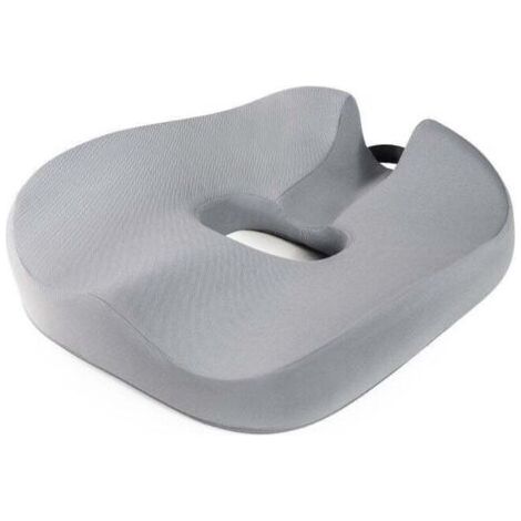 Cojín para asiento de oficina en casa, cojín protector de cadera para personas sedentarias, cojín elevador de asiento, gris, 454313CM