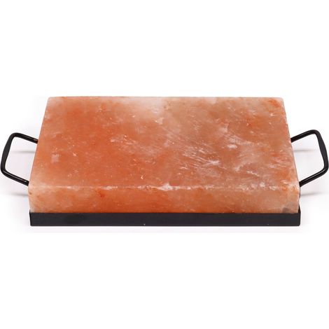 Plaque de cuisson BBQ au sel de l'Himalaya - 30x20x5cm- Vendu par 1 (1/4)
