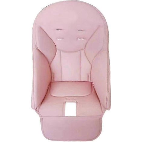 Coussin pour chaise haute Peg Perego Siesta & Prima Pappa Zero 3, en cuir PU pour bébé (housse rose) (1/5)