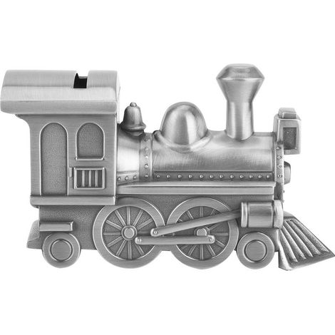 Tirelire en alliage de zinc modèle de train rétro boîte à économies décorative pour table (1/5)