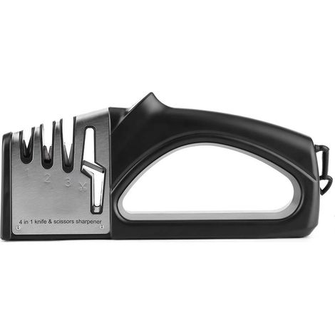 Affûteur de couteaux 4 en 1 à angle fixe en 4 étapes, accessoire de cuisine (1/5)
