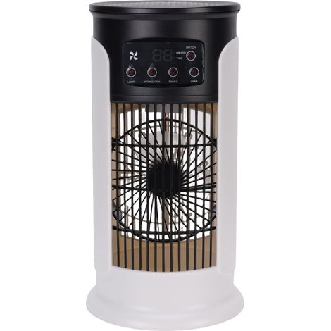 Climatiseur Évaporatif Portable 300ml USB Silencieux Rafraîchisseur d'Air Compact 3 en 1 avec Minuterie pour Bureau et Maison (1/4)