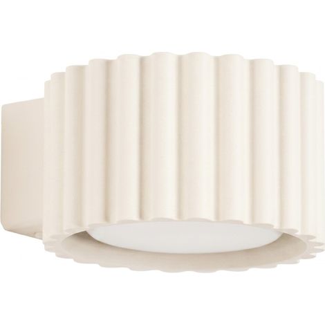 Applique AURA beige 10x6x12cm Alluminio Sollux (1/5)