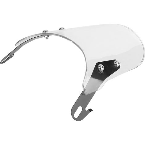 Pare-brise Protection Vent Transparent pour Phare de Moto Écran Anti-Vent (1/3)