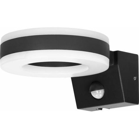 Applique murale LED 20W - Noir - Détecteur de mouvement - Étanche IP65 - Économie d'énergie
