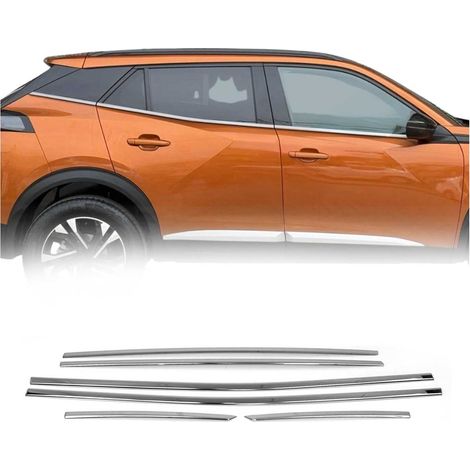 OMAC Garniture de Fenêtre Compatible avec Peugeot 2008 SUV 2019-2023 Acier INOX 6Pcs (1/5)