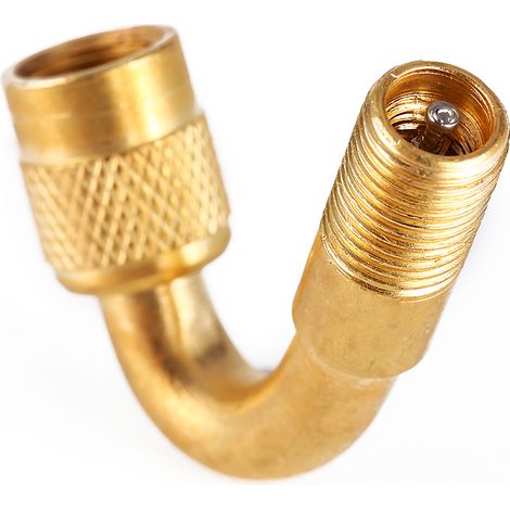 Rallonge adaptateur de valve de pneu 135° 1 pièce, extension angle pour moto, voiture, camion et auto, raccord incliné universel (1/5)