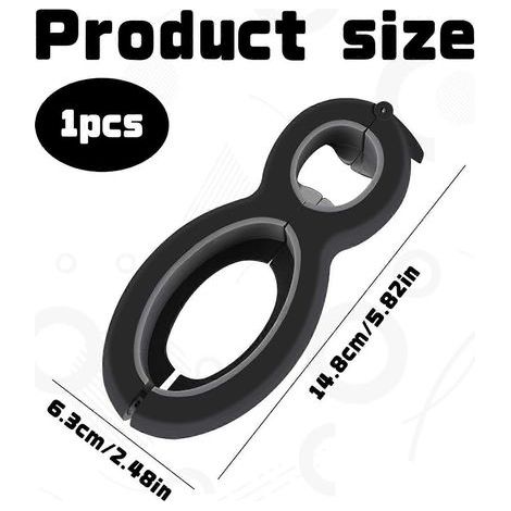 Open Sesame 6 in 1 Tool,1 Pcs Open Sesame Can Opener,Soft Handle 6 in 1 Multi Opener,Open Sesame Tool for Arthritis Hands Multi (1/4)