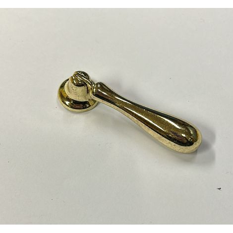 ORECA - PENDENTE CON ROSETTA IN OTTONE LUCIDO 18X68MM