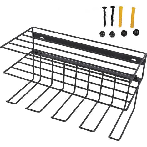 Organisateur d'outils électriques mural en fer, support pour perceuse électrique, installation facile, rangement pour outils électriques dans les garages, maisons, ateliers et abris de jardin. (1/5)