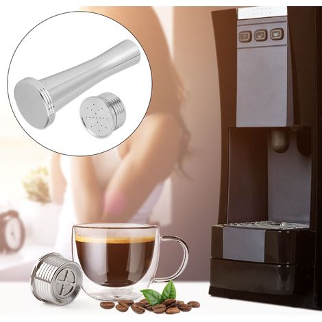 Machine à café expresso Esse avec filtre à capsules de café réutilisable en acier inoxydable. (1/5)