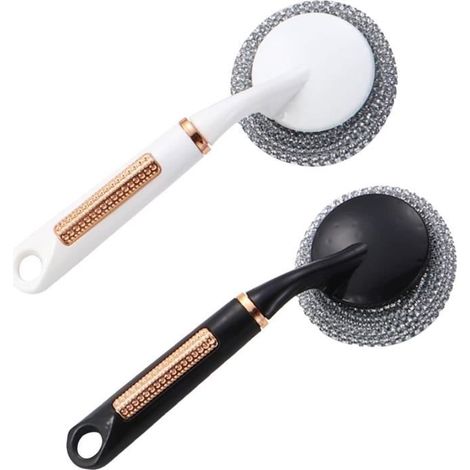2pcs Brosse Vaisselle, Brosse Nettoyage, Brosse à Vaisselle avec Manche, Brosse à Vaisselle de Cuisine, Brosse pour Nettoyer (1/4)