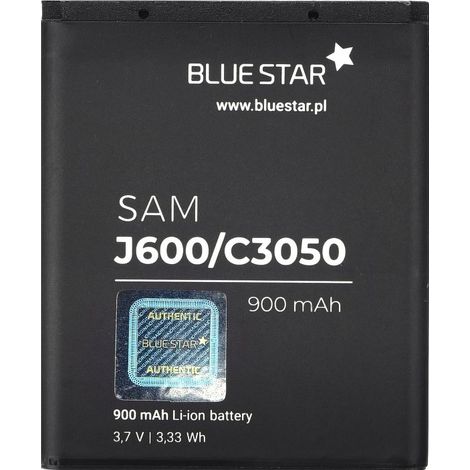 Bluestar Akku Ersatz kompatibel mit Samsung J600 / C3050 / M600 / J750 / S8300 / S7350 900 mAh Austausch Batterie AB483640BU (1/4)