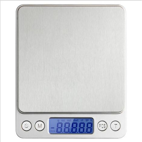 500g / 0.01g Poche/Balance de Bijoux en Acier Inoxydable échelle électronique de Haute précision rétroéclairé LCD Lefou (1/5)