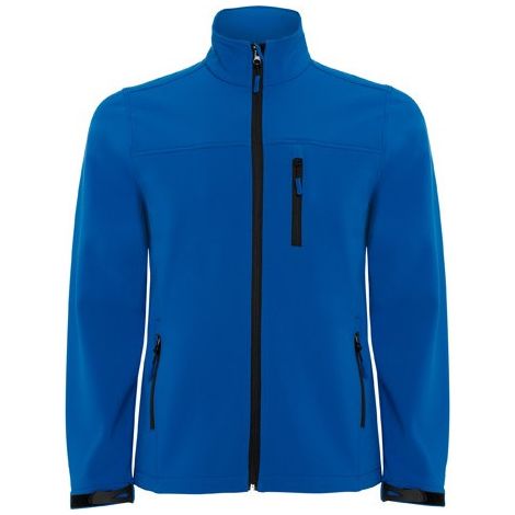 Chaqueta SoftShell de 2 capas de manga raglán con cremallera sellada ANTARTIDA ROLY L Royal