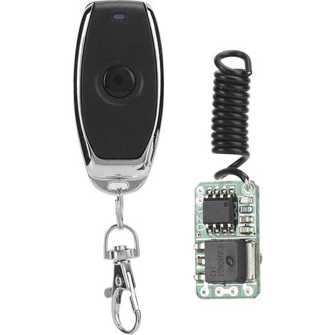 Interrupteur sans fil 3.7V‑12V, module de commande micro DC avec télécommande, haute compatibilité