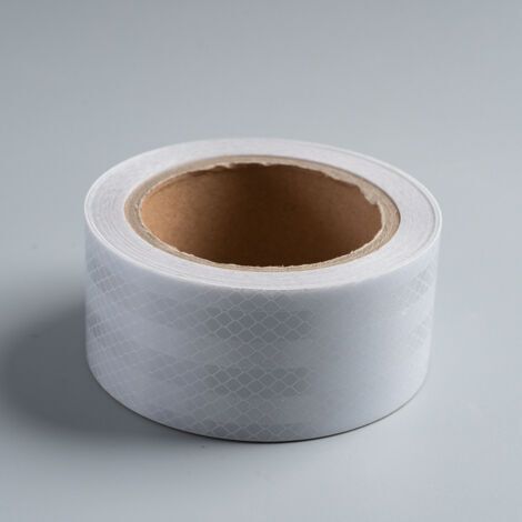 Bande réfléchissante extérieure étanche 5 cm x 10 m pour remorques - Réflecteur haute visibilité pour une sécurité accrue