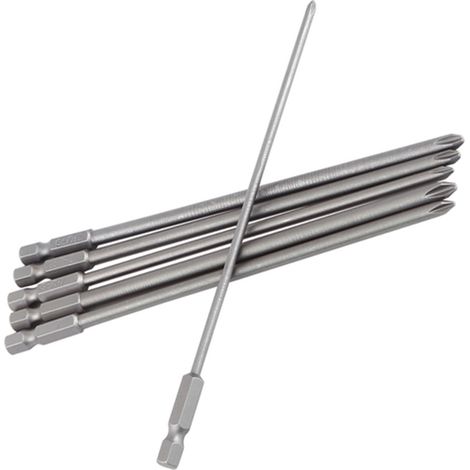 6 Kreuzschlitzschraubendreher-Bits PH1 PH2 (1/5)