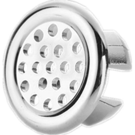 Couvercle décoratif de trou de trop plein de lavabo, couvercle de vidange de lavabo 4 pièces
