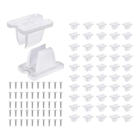 Supports pour Bandes LED 6-12mm Clips de Fixation en Silicone avec Vis Étanches pour Néon Lumineux Idéal pour Décoration de Maison (1/5)