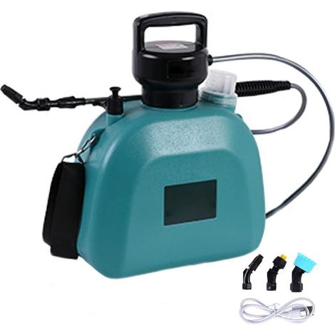 Gartensprühgerät, 5-Liter-Elektrosprühgerät mit großem Fassungsvermögen für die Gartenbewässerung, USB-wiederaufladbares Drucksprühgerät, 7,4 V (1/3)