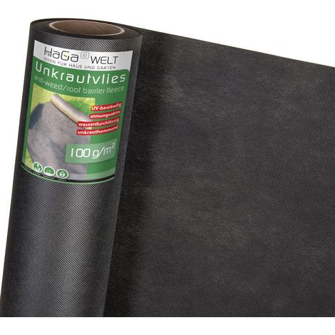 Unkrautvlies 100g/m² 1,2m x 50m Gartenvlies Trennvlies Mulchvlies (1/4)