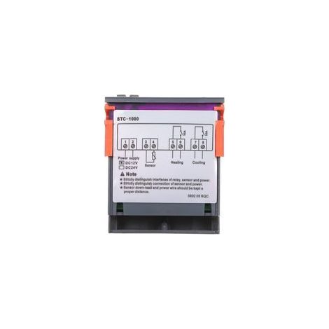 Thermostat numérique chauffage/climatisation avec capteur externe – Modèle STC-1000, réglage précis de la température (1/5)