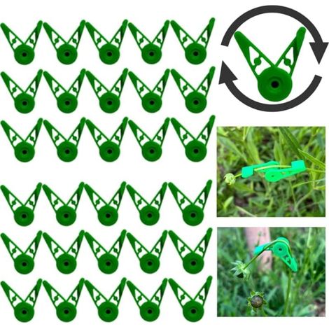 Filiyano-Pinces de tuteurage réglables à 360° pour tiges de plantes, pinces de pliage réglables pour branches de plantes, pinces de tuteurage (1/5)