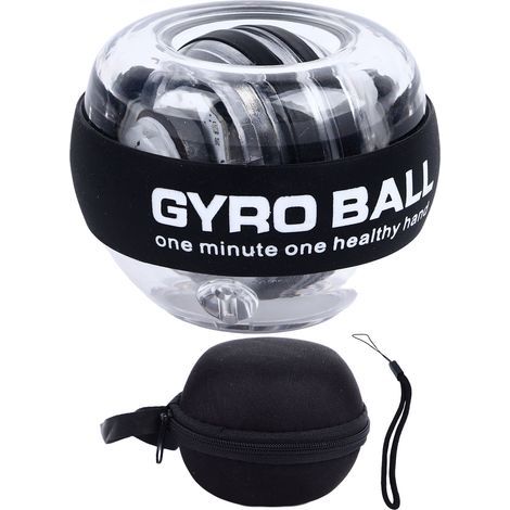 ABS-Handgelenk-Kraft-Gyroskopball mit 6 blinkenden Farben, tragbarer Trainer zur Verbesserung der Koordination und Kräftigung der Arme (1/5)