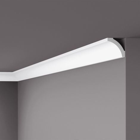 Eckleiste NMC B5 NOMASTYL Noel Marquet Zierleiste Stuckleiste Zeitloses Klassisches Design weiß 2 m