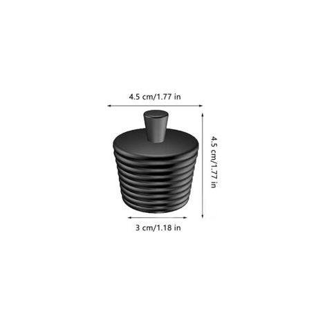 Set di 3 tappi per vasca da bagno, tappi di scarico in silicone, tappi di scarico universali, tappi per lavandino, tappi di scarico per scarichi del lavandino - Crezuo