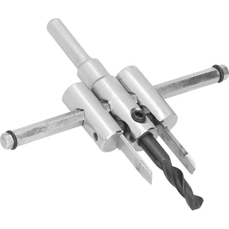 Kit de scie cloche réglable pour bois, foret à trous ronds, outils de bricolage pour le travail du bois, 40-120 mm (1/5)