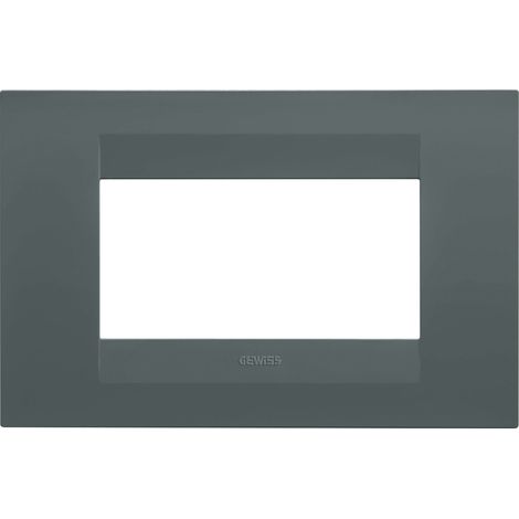 PLAQUE GEO RECTANGULAIRE 4P SARCELLE GEWISS GW16404VZ