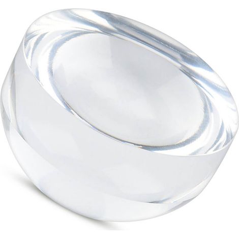 Loupe optique 6X à dôme portable pour la lecture de papier, loupe en acrylique à dôme portable (1/5)