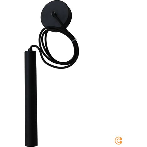 [GEBRAUCHT] B-Ware Deko Light Pendelleuchte Hängeleuchte Led Slim Schwarz Aluminium Warmweiß 2700 K