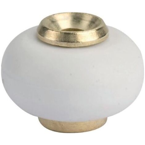 Fermaporta standard in ottone dorato H22 D30 - Con vite - CIVIC INDUSTRIE - 19602560 (1/2)