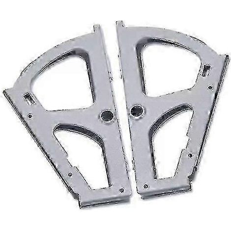 Charnières mobiles en acier inoxydable pour meuble à chaussures, accessoires de mobilier, quincaillerie pour installation dissimulée, 1 modèle argenté. (1/5)