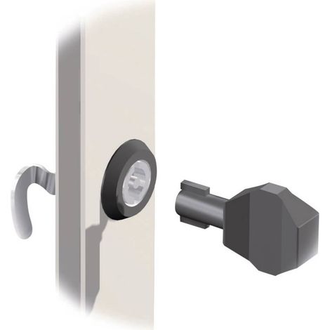 Fibox MB 12235 Clé pour armoires de distribution panneton double Polyamide noir 1 pc(s)