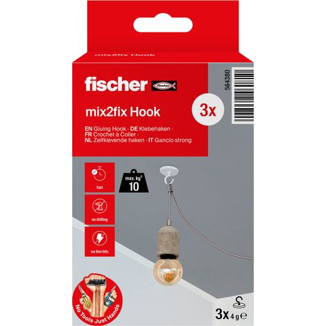 fischer Crochets adhésifs Multipack (3) (1/5)