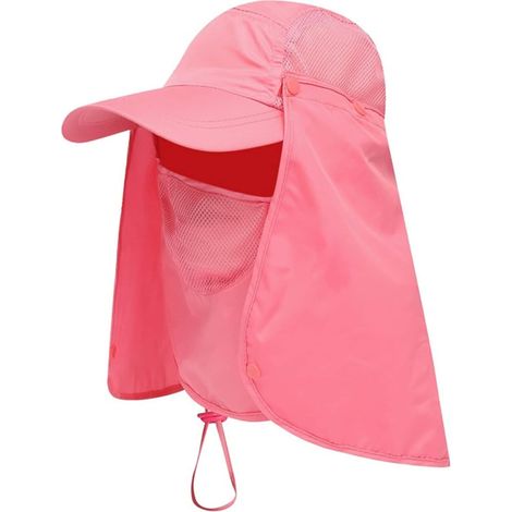 Casquette de Protection Anti-UV UPF 50+ à Rabat Hommes Femmes Chapeaux de Soleil pour l'Extérieur Pêche Randonnée (1/4)