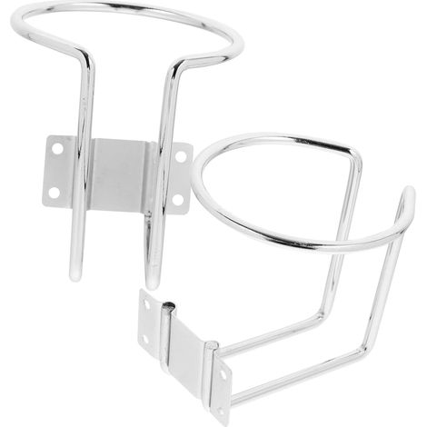 Porte-gobelets multifonctionnels INOOMP en fer lot de 2 , pour bateau ou voiture , avec vis , compat