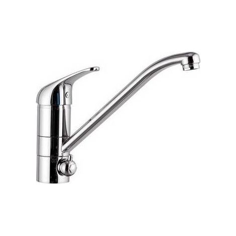 MITIGATEUR MONOCOMMANDE ÉVIER AVEC DÉVIATEUR LIGNE EPIC Dimensions : Chrome