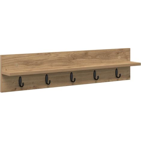 Maison Exclusive - Wandmontierter nachttisch Artisan-Eiche 80 x 1