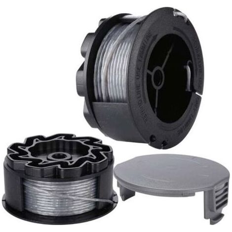 PA Bobine Fil pour BOSCH UniversalGrassCut Coupe Bordure 18 18-26 18-260 F016800570 avec Couverture (2 pièces) (1/4)