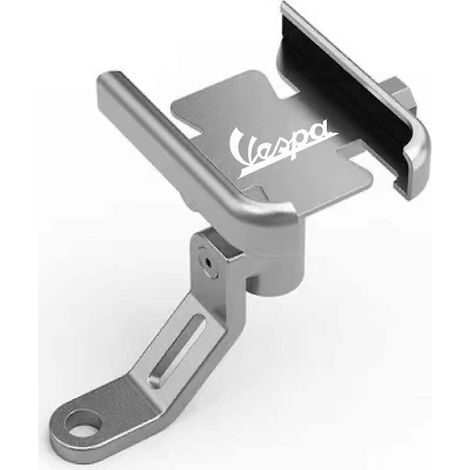 VESPA LX LXV Sprint GTS GTV 50 150 250 300 300I Zubehör Motorrad Heim Handyhalterung GPS-Halterung, Rückspiegelhalterung Silber
