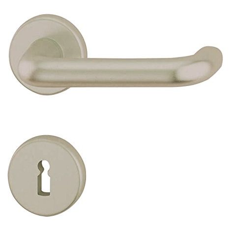 aluminium claudia-r garniture à rosette-alberts bloque-porte pour chambre en inox anodisé bB poignée de porte en acier inoxydable, poignée 40400900K1