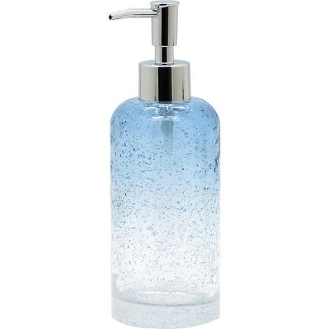 Dispenser in vetro azzurro sfumato - serie Drops (1/3)